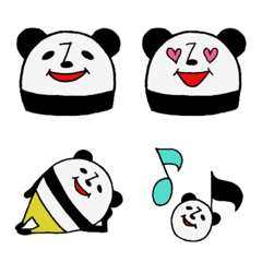 [LINE絵文字] チアパンダー 絵文字の画像