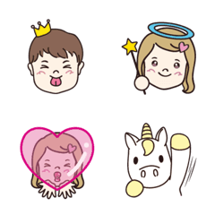 George ＆ Pony's little pal emojiの絵文字メイン画像