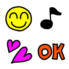 くっきり！ハッキリ！よく使う絵文字の絵文字メイン画像