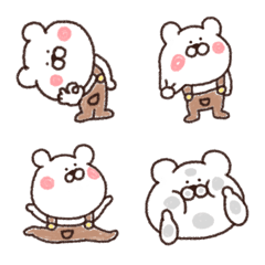 [LINE絵文字] クマ好きへ♥ほっこり癒し絵文字♥の画像
