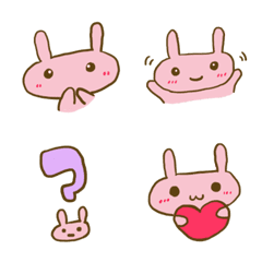 [LINE絵文字] ぺたぴょん絵文字1の画像