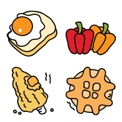 [LINE絵文字] Food emoji 2 ^^の画像