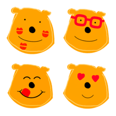 [LINE絵文字] Golden Bear Emojiの画像
