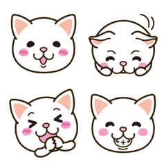 気軽にねこ にっこり絵文字の絵文字メイン画像