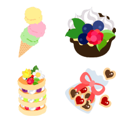 [LINE絵文字] Sweets Emojiの画像