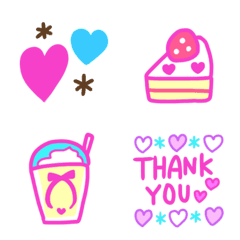 ゆめかわ♥ガーリーの絵文字メイン画像