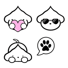 [LINE絵文字] マルチーズの妖精むーす 3の画像