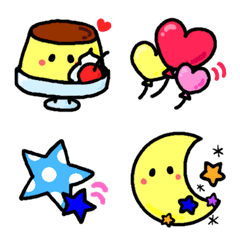 毎日使える可愛い絵文字3の絵文字メイン画像
