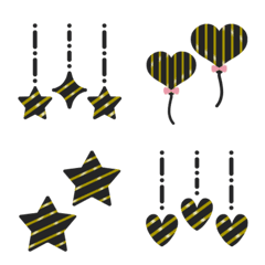シンプル 黒 絵文字 2の絵文字メイン画像