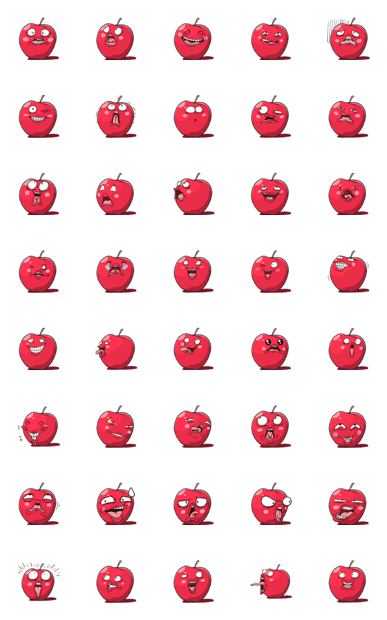 [LINE絵文字]Apple Emojiの画像一覧