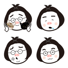 [LINE絵文字] Girl who has piggy noseの画像