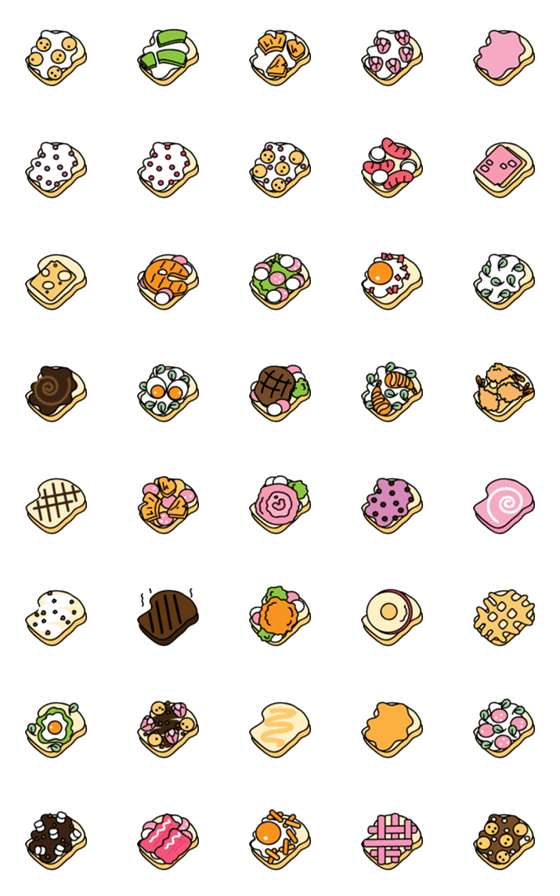 [LINE絵文字]Food emoji 4 ^^の画像一覧