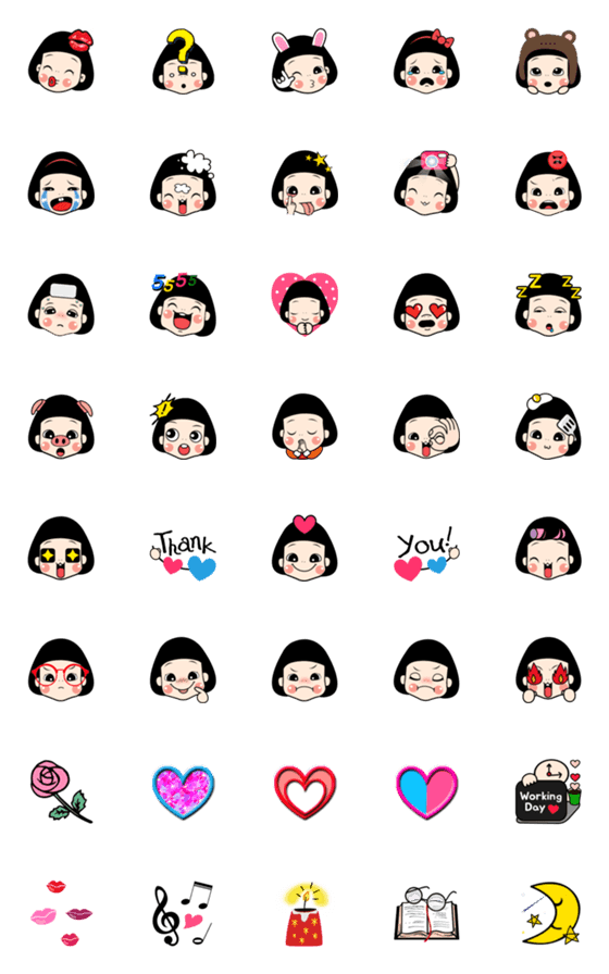 [LINE絵文字]Emoji : Kwiyomiの画像一覧
