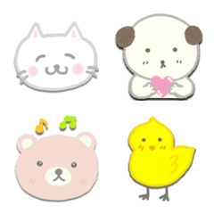 [LINE絵文字] ゆるかわ♡Cute mini Animalsの画像