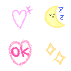 [LINE絵文字] 手書き風のかわいいスタンプの画像