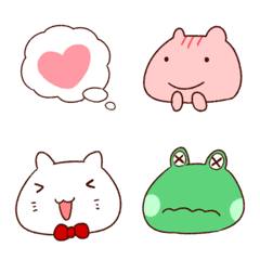 [LINE絵文字] 毎日使える！森のかわいい動物たち絵文字の画像