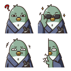 [LINE絵文字] Pigeon samuraiの画像