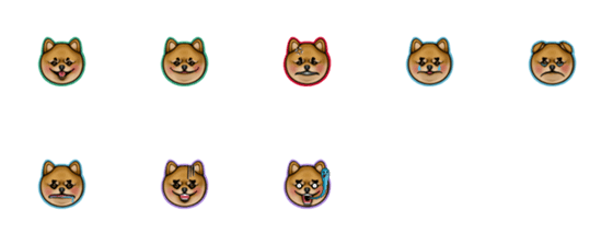 [LINE絵文字]Chappie Bomei Pomeranian Puppy Doggyの画像一覧