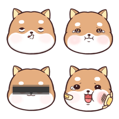 [LINE絵文字] Shiba Inu Pipi Emoji(1)の画像