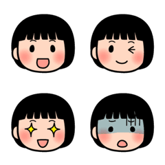 [LINE絵文字] おんなのこのえもじの画像