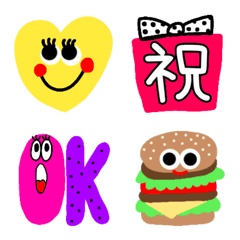 [LINE絵文字] ❤️POPで使える！絵文字集❤️の画像