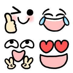 Line絵文字 毎日使える サングラス絵文字 40種類 1円