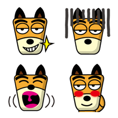 柴犬さっちゃん1の絵文字メイン画像