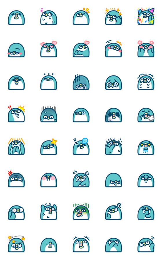 [LINE絵文字]PP mini Emojiの画像一覧