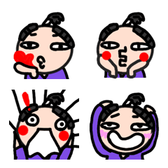 [LINE絵文字] Simple Samurai Emojiの画像