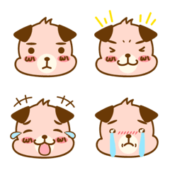 [LINE絵文字] Wubi Dog Emojiの画像