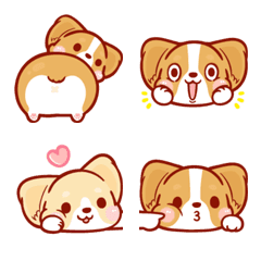 [LINE絵文字] Corgi Dog KaKa Emoji 2の画像