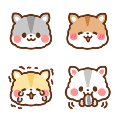 ふわもこハムスターの絵文字メイン画像