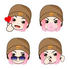 [LINE絵文字] D girl's expressionの画像