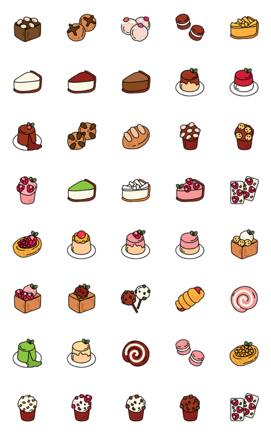 [LINE絵文字]Food emoji 7 ^^の画像一覧