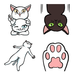 [LINE絵文字] 猫のねこねこした絵文字の画像