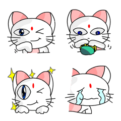 [LINE絵文字] the cute cat01の画像