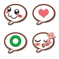 [LINE絵文字] marshmallow Emoji.の画像