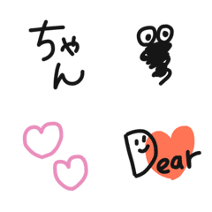 [LINE絵文字] pocaママ☆懐かしい手紙の絵文字の画像