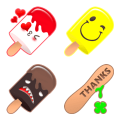 [LINE絵文字] Popsiclesの画像