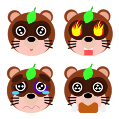 [LINE絵文字] tanoshii tanukiの画像