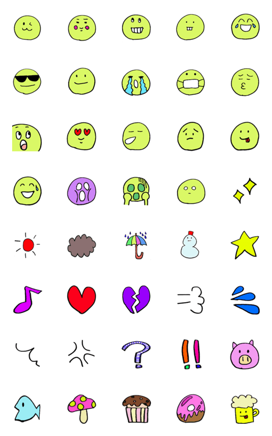 [LINE絵文字]Convenient Emoji！の画像一覧