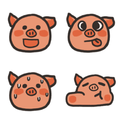 [LINE絵文字] Q piggyの画像
