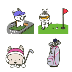 ゴルフ 絵文字のLINE絵文字