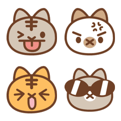 [LINE絵文字] Conyo Cat Crew Emojiの画像