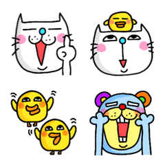 [LINE絵文字] ra！m's cat Emoji 1の画像
