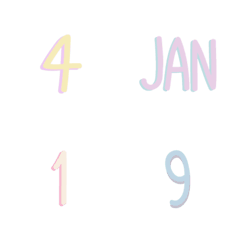 [LINE絵文字] Pastel Datesの画像
