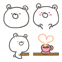 [LINE絵文字] よいこくま絵文字の画像