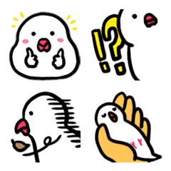 もっちり白文鳥さんの絵文字メイン画像