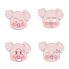 [LINE絵文字] Cutie Pigの画像