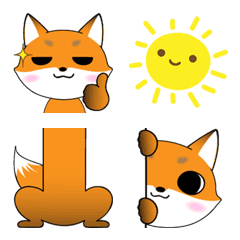 [LINE絵文字] little foxの画像